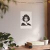 Whitney Houston – Painted Elegance - Vintage-Inspired Giclée Print Canvas