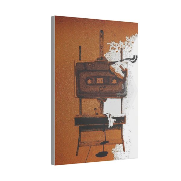 BoomBox Soul – 80s Music Art Revival - Vintage Industrial Giclée Print Canvas
