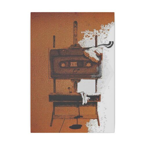 BoomBox Soul – 80s Music Art Revival - Vintage Industrial Giclée Print Canvas