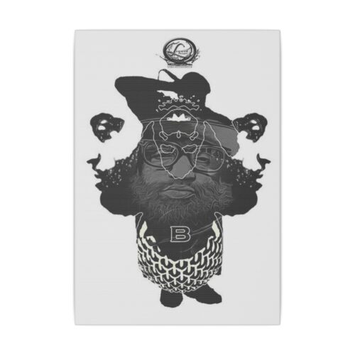 African King – Spirit of Royal Resistance - Unique Urban Giclée Print Canvas