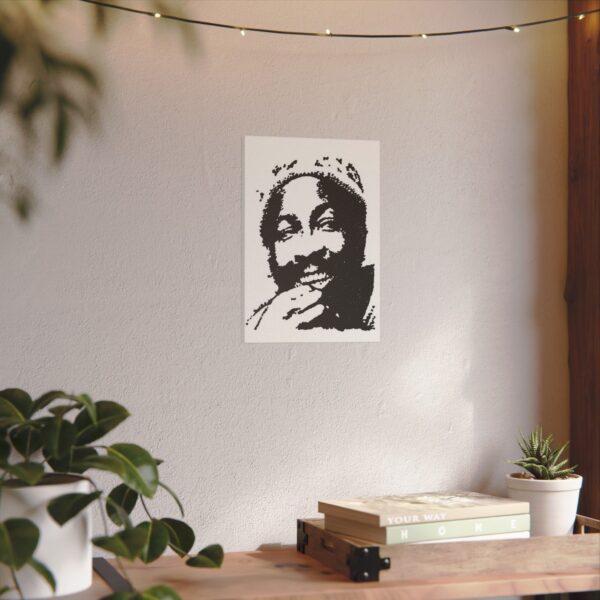 Marvin Gaye – Timeless Soul Gaze - Inspirational Giclée Print Canvas