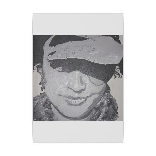 Smooth R&B Silhouette - Stylish Giclée Print Canvas