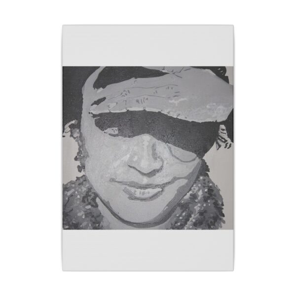 Smooth R&B Silhouette - Stylish Giclée Print Canvas