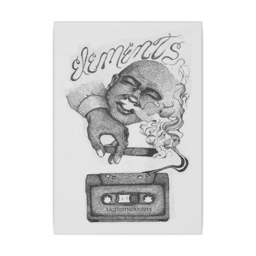 Old School Hip-Hop – Elements of the Tape Era - Retro Giclée Print Canvas