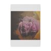 Purple Rhino – Wild Urban Energy - Unique Rhinoceros Giclée Print Canvas