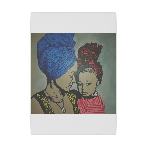 Afro Royalty Portrait - Mother and Child Giclée Print Canvas