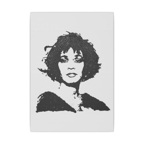 Whitney Houston – Painted Elegance - Vintage-Inspired Giclée Print Canvas