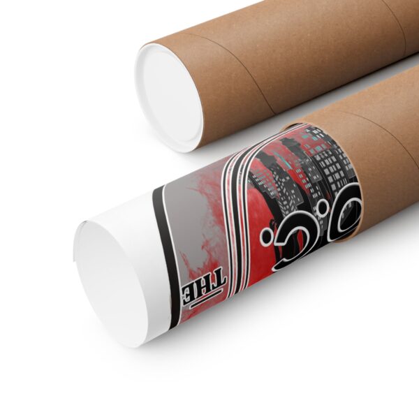 P.O.C Podcast – Red Circle City – Matte Vertical Poster