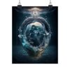 Liquidthoughts Crown – Matte Vertical Poster – Artistic Wall Decor for Home & Office