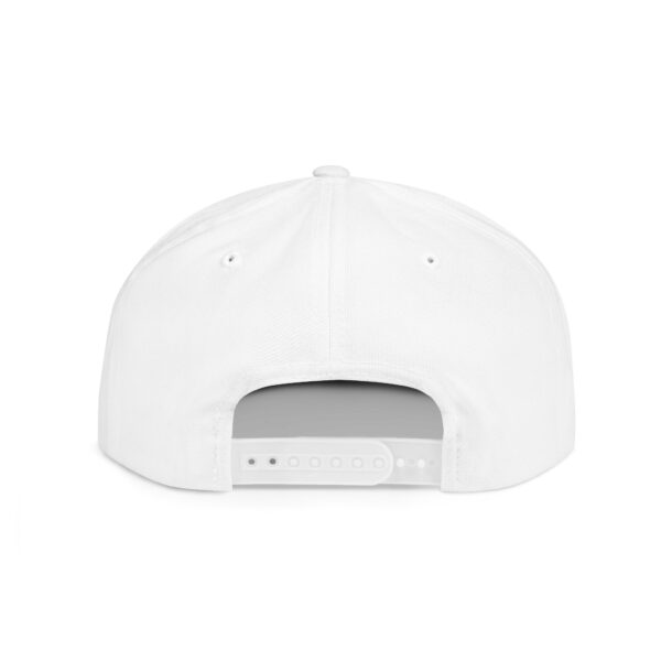 Liquidthoughts Flat Bill Snapback Cap (Black Logo)