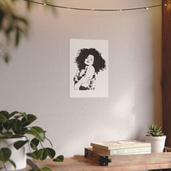Diana Ross - Free Spirit Muse - Stylish Giclée Print Canvas