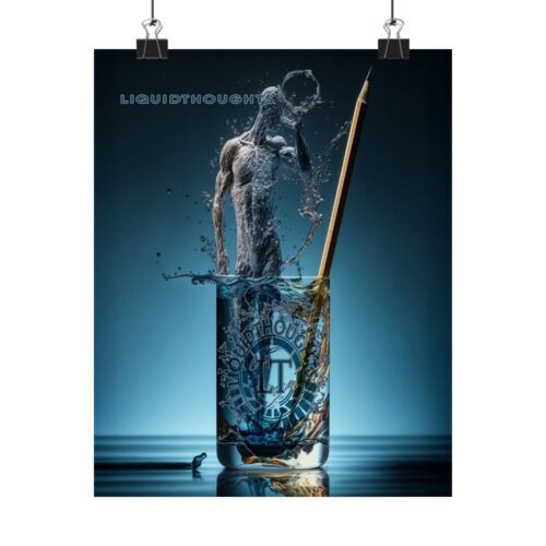 Torso Cup – Matte Vertical Poster – Artistic Wall Art for Home & Office