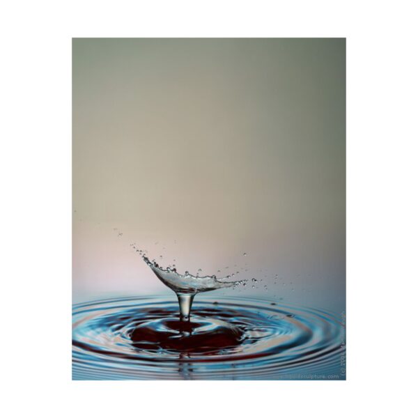 Ripple Truth – Minimal Matte Art Print