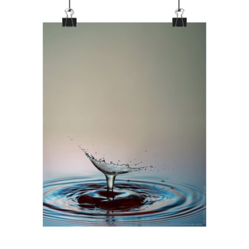 Ripple Truth – Minimal Matte Art Print