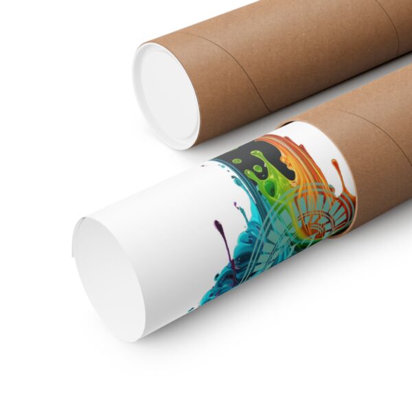 Liquidthoughts Brain – Matte Art Print – Colorful Brain Design for Creative Spaces