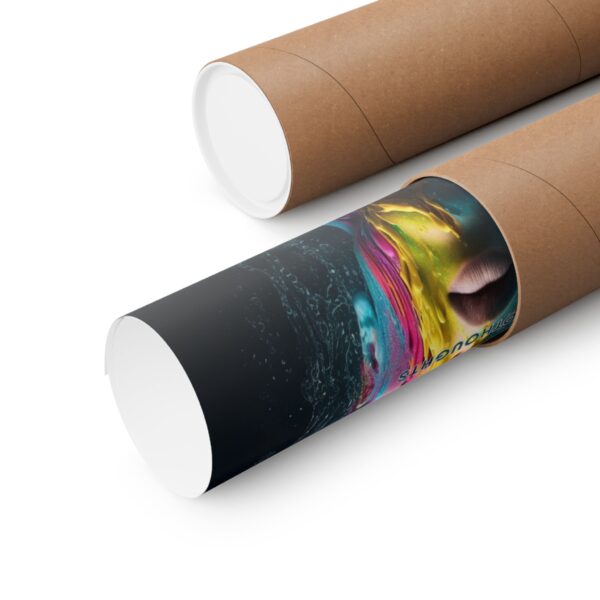 Colorful Liquid Woman – Vertical Poster – Vibrant Wall Art for Home Decor