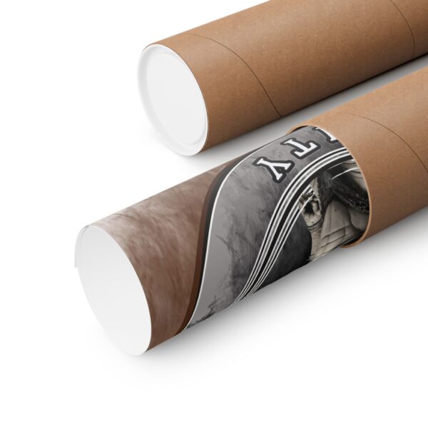 P.O.C Podcast – Fan Shield Rhino – Matte Vertical Poster