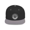 Liquidthoughts Flat Bill Snapback Hat (White Logo)