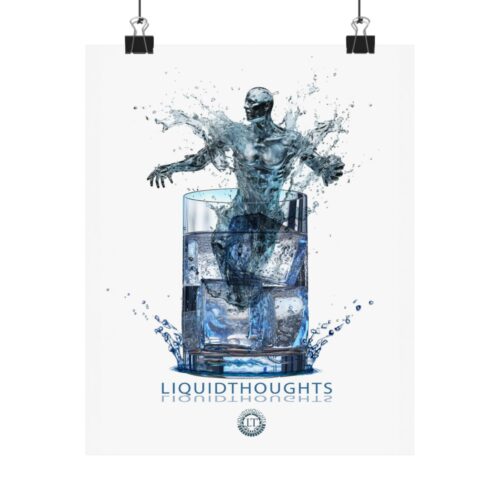 Flow State Ascension – Vertical Matte Poster
