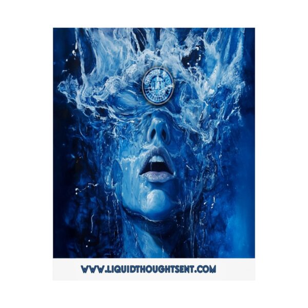 Drenched in Thought – Vertical Matte Poster