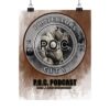P.O.C Podcast – Fan Shield Rhino – Matte Vertical Poster