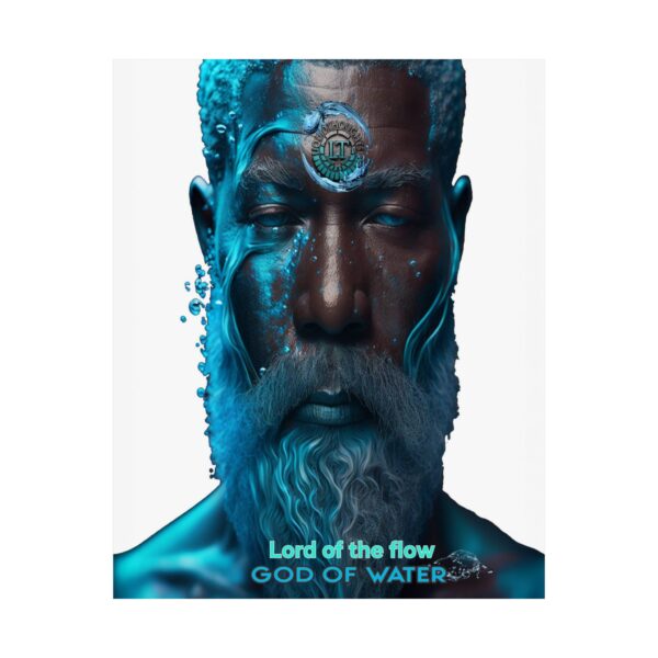 God of Water – Matte Poster – Lord of the Flow Art