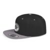 Liquidthoughts Flat Bill Snapback Hat (White Logo)