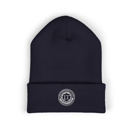 Liquidthoughts Cuffed Beanie (White Logo)