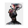Adapt – Abstract Flow Poster – The Power to Evolve in Any Situation