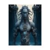 Cyber Dread Warrior – Futuristic Poster – Dark Tech Art for Bold Spaces